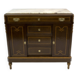 Liberty Italian Thuja Briar and Pink Portugal Marble Dresser, 20s