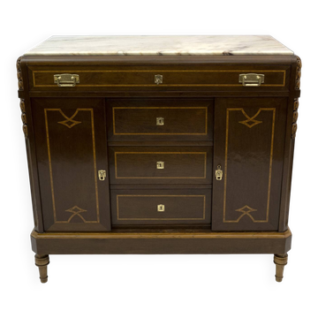 Liberty Italian Thuja Briar and Pink Portugal Marble Dresser, 20s