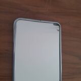 Chrome barber mirror to stand