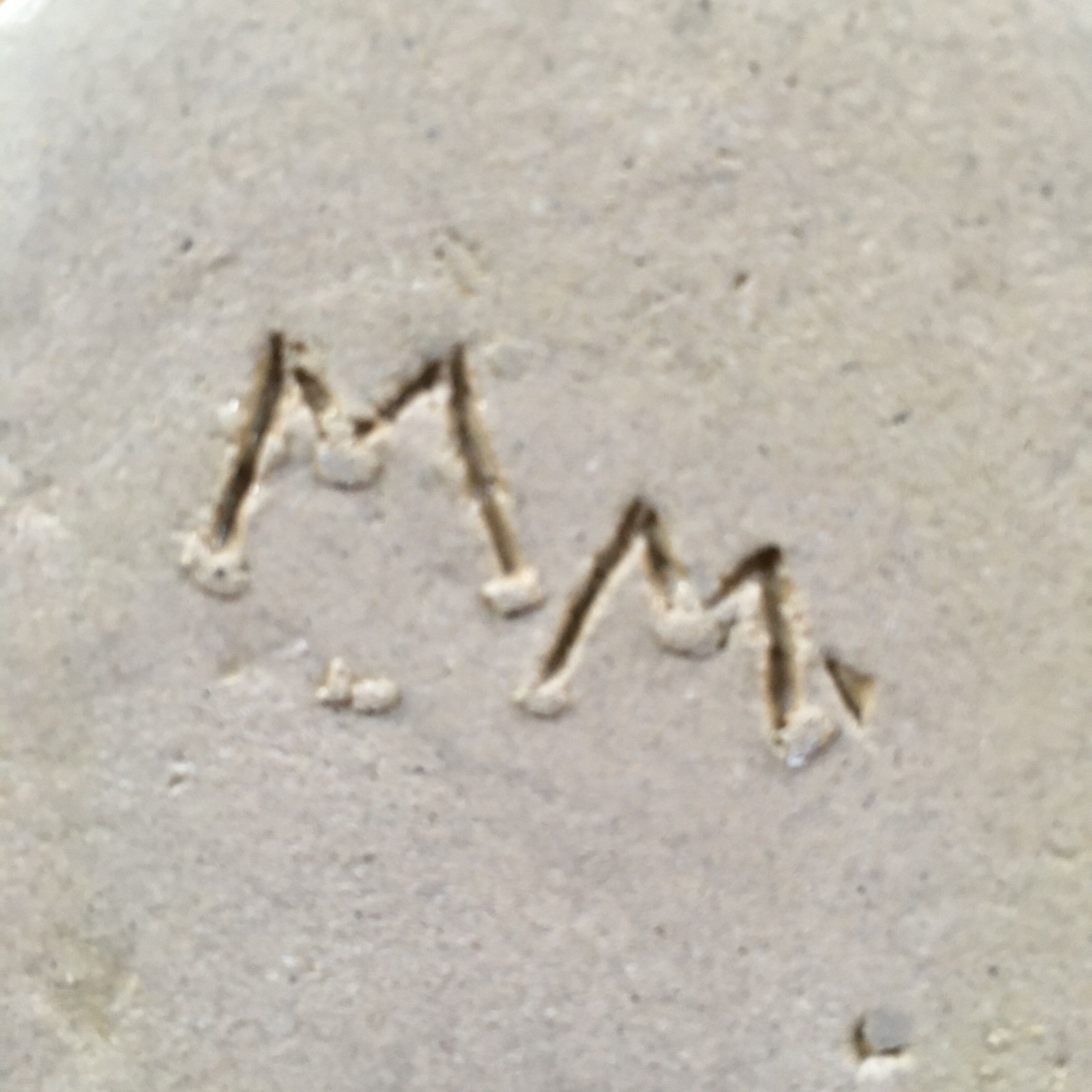 Cut signed organic shape