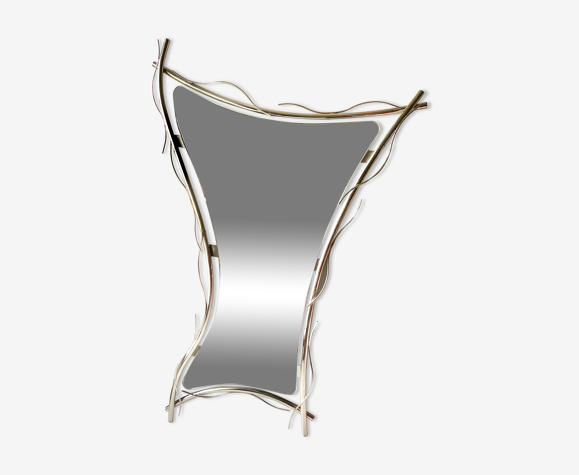 Miroir forme libre 1970 Italie, 98x66 cm