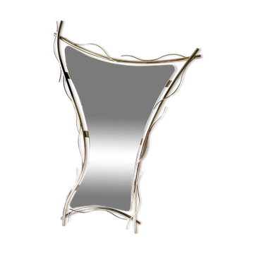 Miroir forme libre 1970 Italie, 98x66 cm