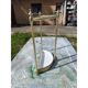 Umbrella stand 1900 brass, cast iron and steel