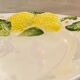Grand plat barbotine citron