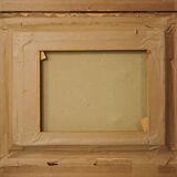 Huile sur Toile - Tableau Dame au Bonnet