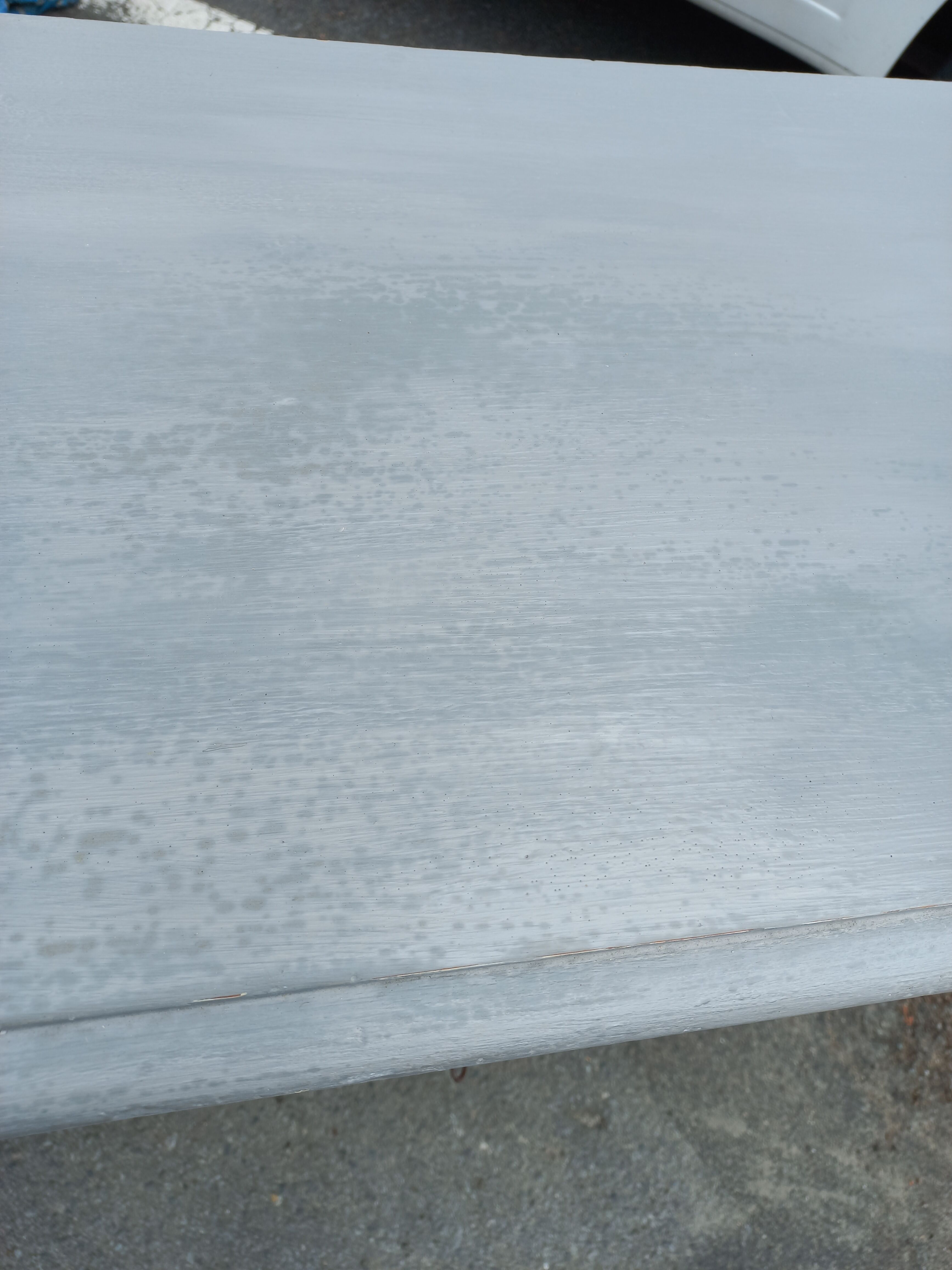 Parisian buffet old gray patina 2 doors 2 drawers