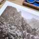 Vecchio Valley, vintage Corsica, photo plate printed in 1935.