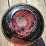 Glass paste vase with gold inclusion Daum 1930