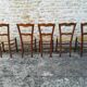 Set of 15 straw chairs