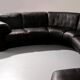 De Sede modular 7-piece mid-century leather sofa in black – Swiss icon