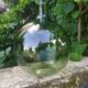 Blown glass demijohn