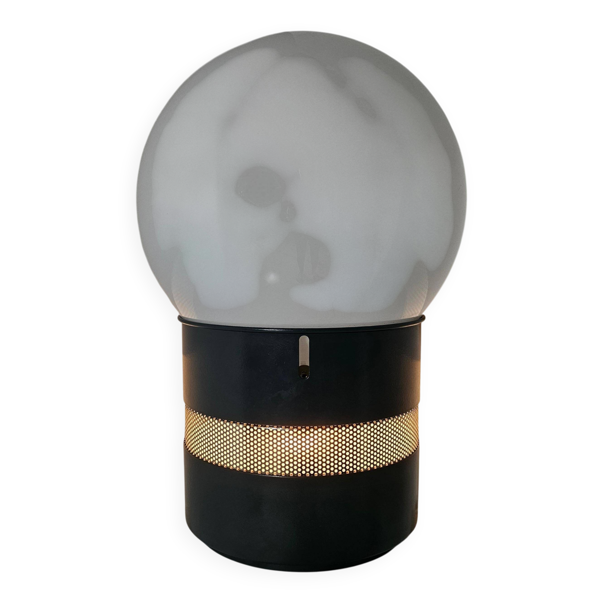 Lampe Mezzo Oracolo bleue-grise de Gae Aulenti pour Artemide, années 1960