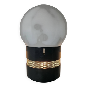 Mezzo Oracolo blue/grey lamp by Gae Aulenti for Artemide, 1960s