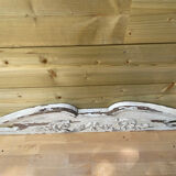 Patinated wooden pediment