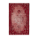 Hand-knotted hi-low pile oriental 1970s 170 cm x 261 cm red carpet