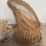 Fauteuil rotin enfant