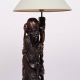 Table lamp Rosewood - Shoulao - God of Longevity Prosperety - China