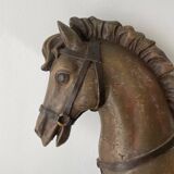 Cheval à bascule antique