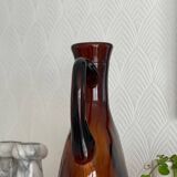 Amber Glass Pitcher