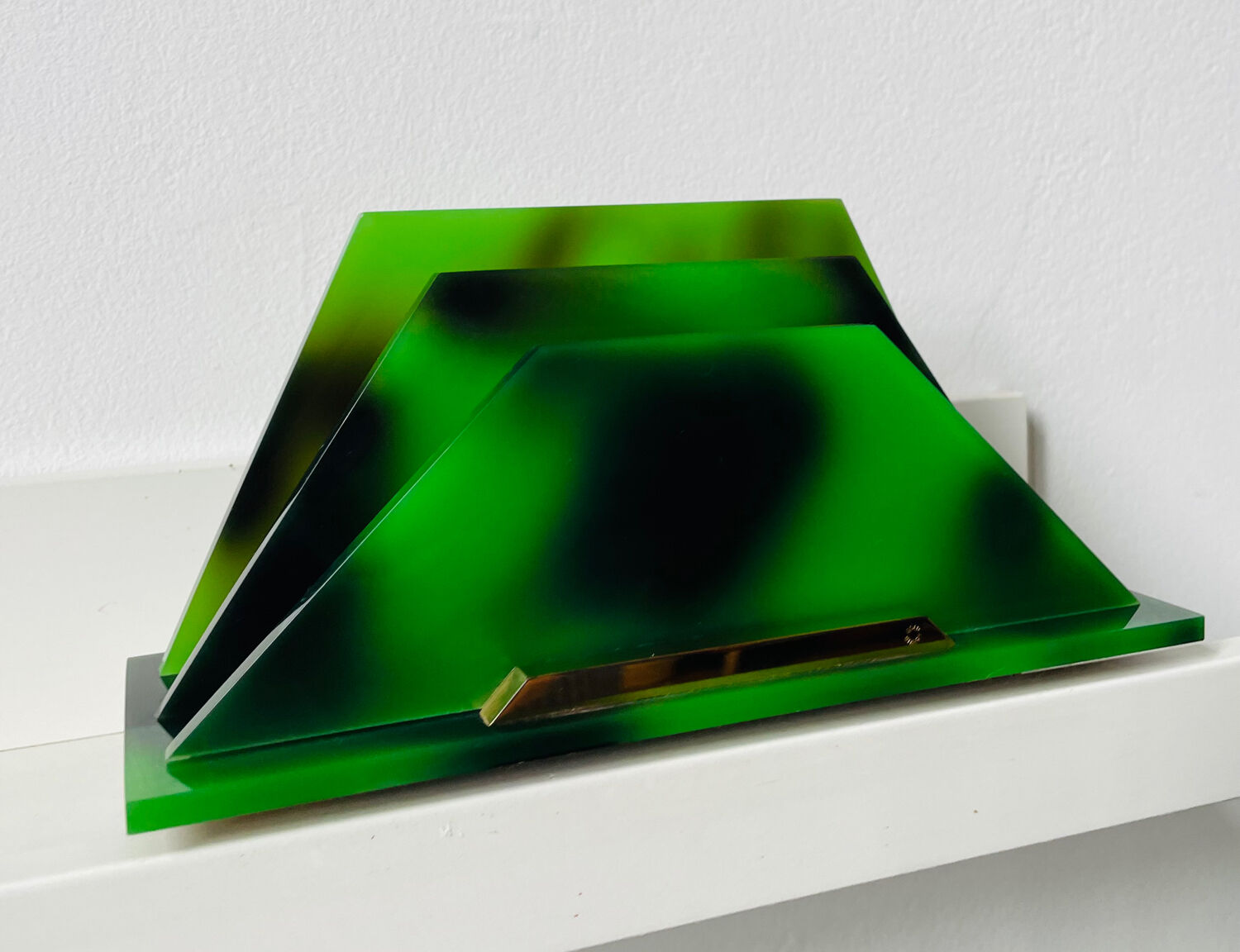 Mail rack tortoiseshell gold starry