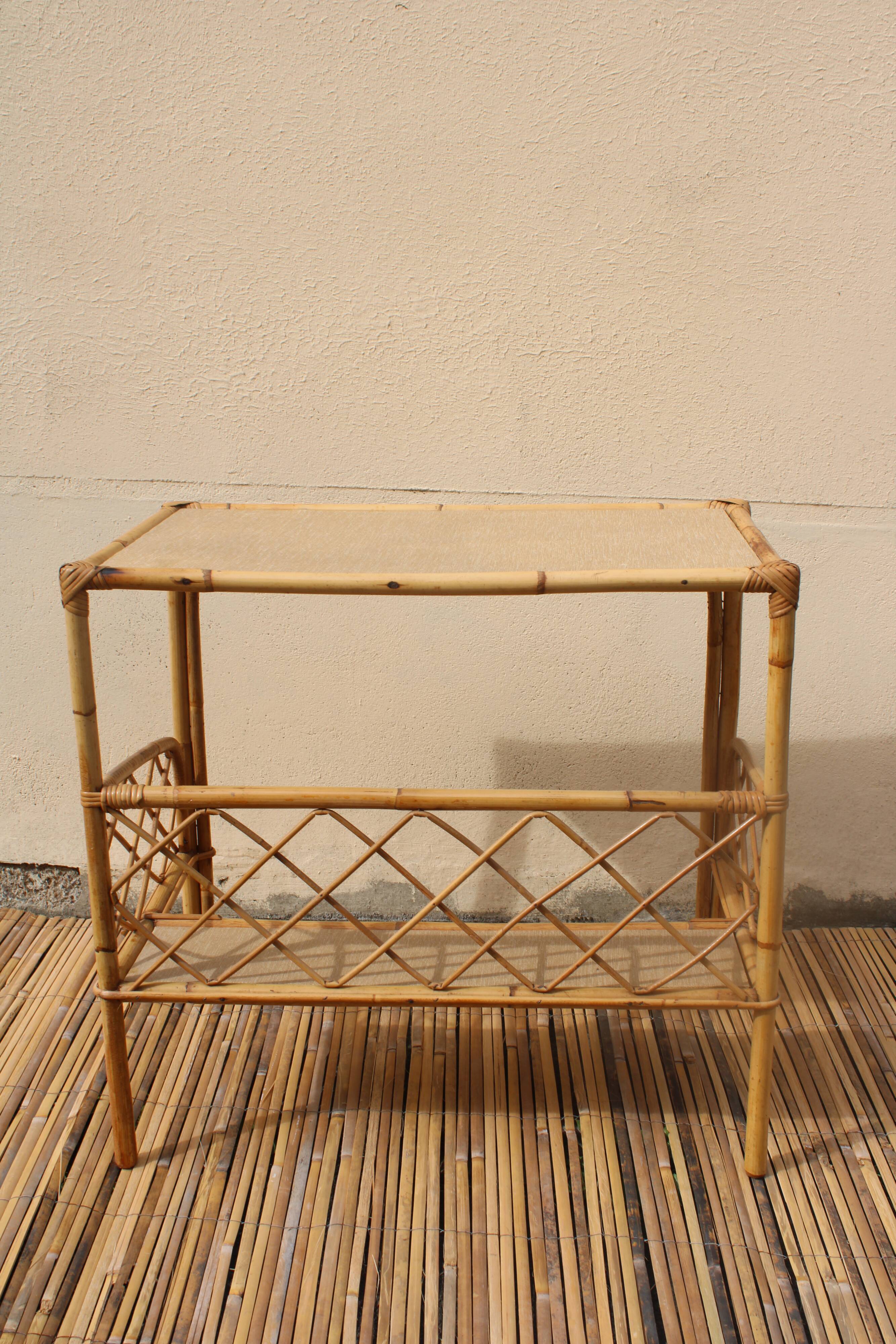Rattan desk