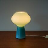 Blue ‘Fungo’ Murano glass table lamp by Massimo Vignelli for Venini, Italy 1950's