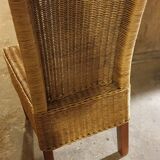 4 chaises rotin