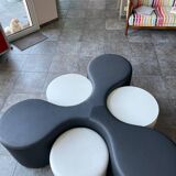 Set of coffee tables + poufs and seats - Molécule by La Cividina