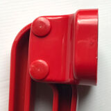 Porte serviette plastique rouge 1980