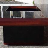 Signed coffee table (Jean Claude Mahey, 70s)