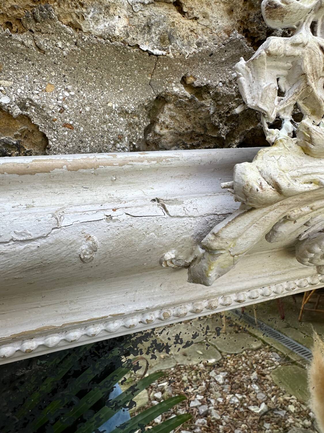 Antique Louis Philippe trumeau mirror 167x102