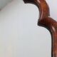 Louis XV style scalloped root veneer mirror, France late 19th century
