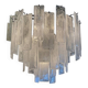 Contemporary Strips “Listelli Alabastro” Murano Glass Chandelier