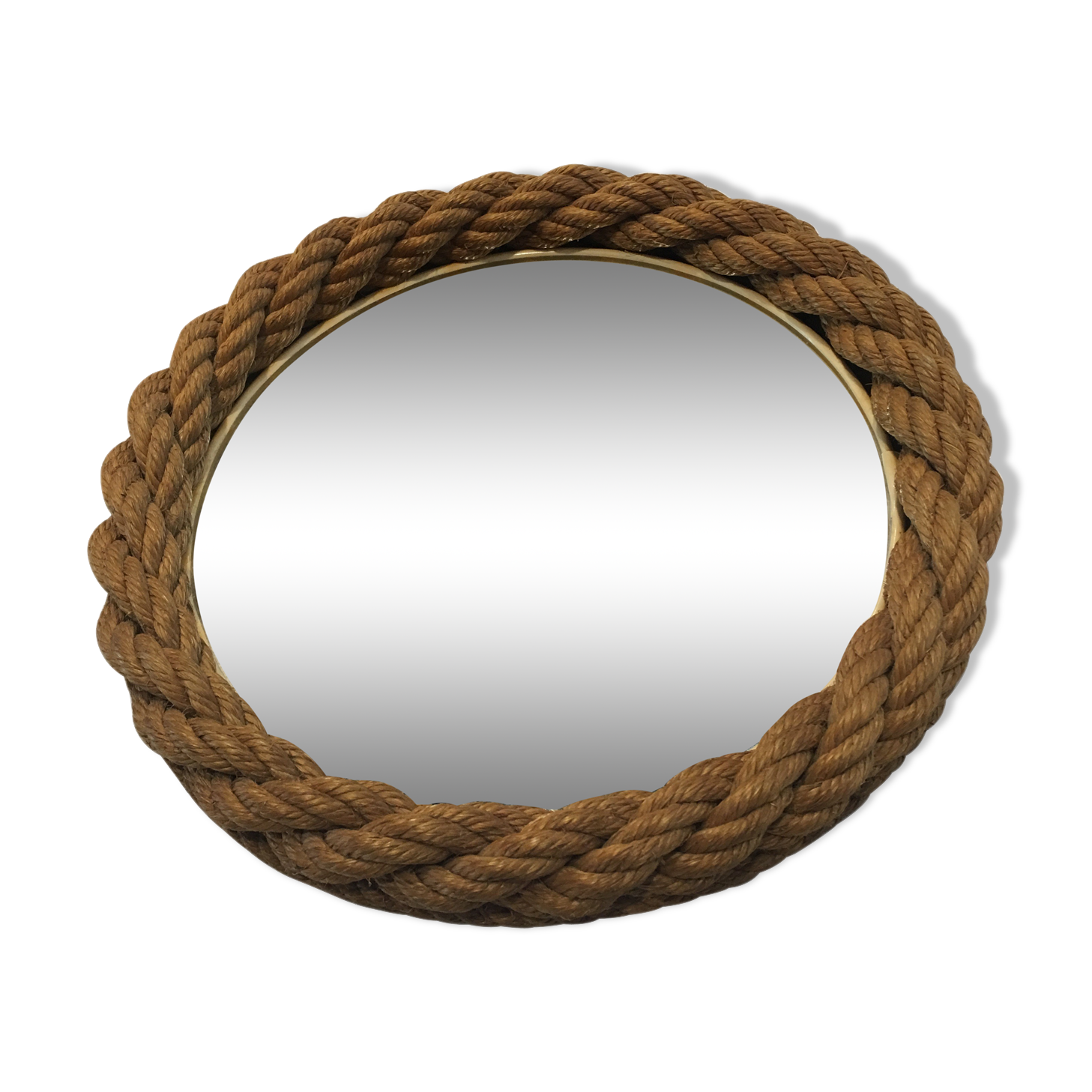 Round mirror string vintage 34cm diameter