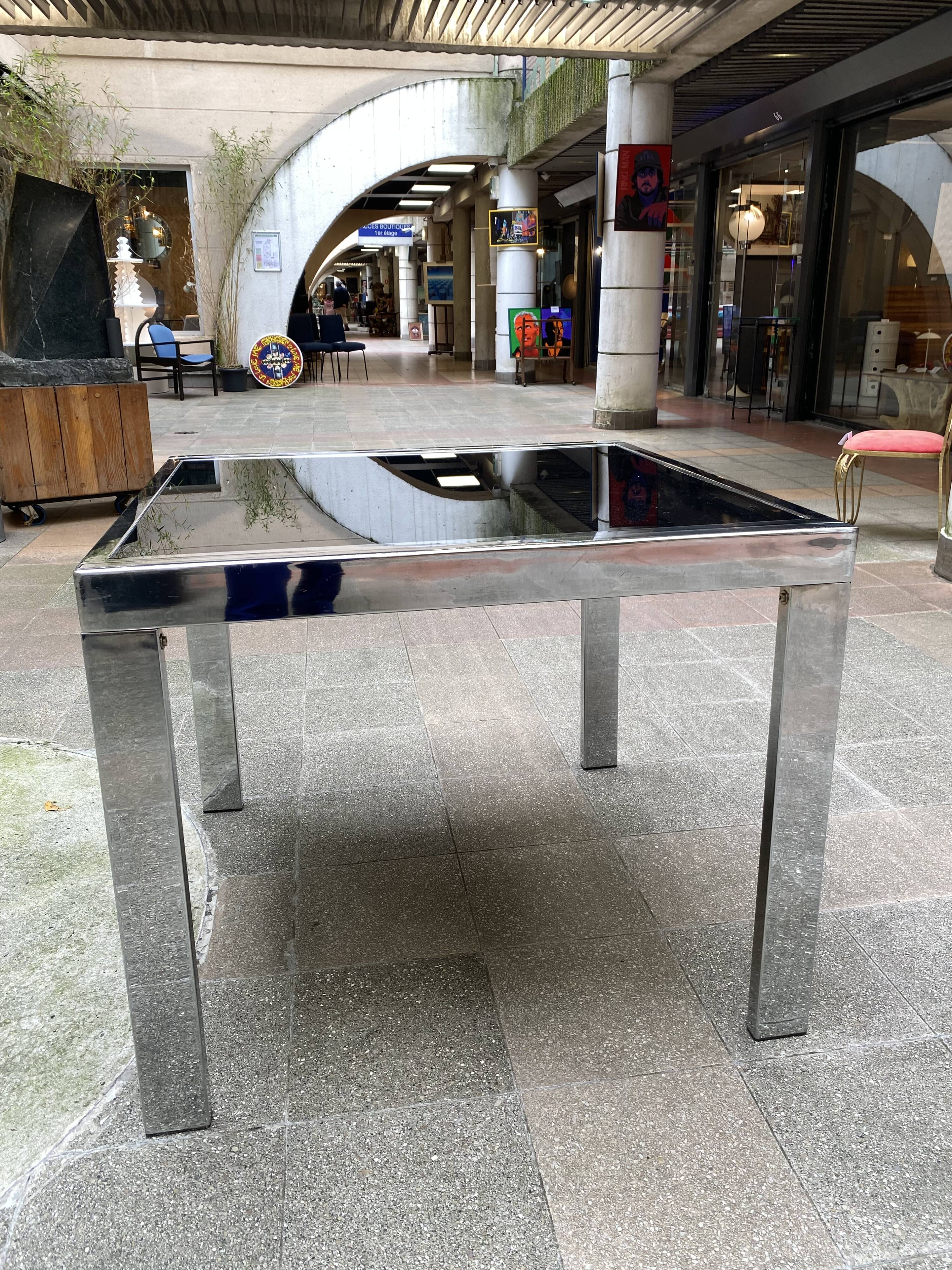 Table "La Métal" - Edition D Milano - 70s