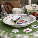 Plat creux ancien made in france Digoin Sarreguemines
