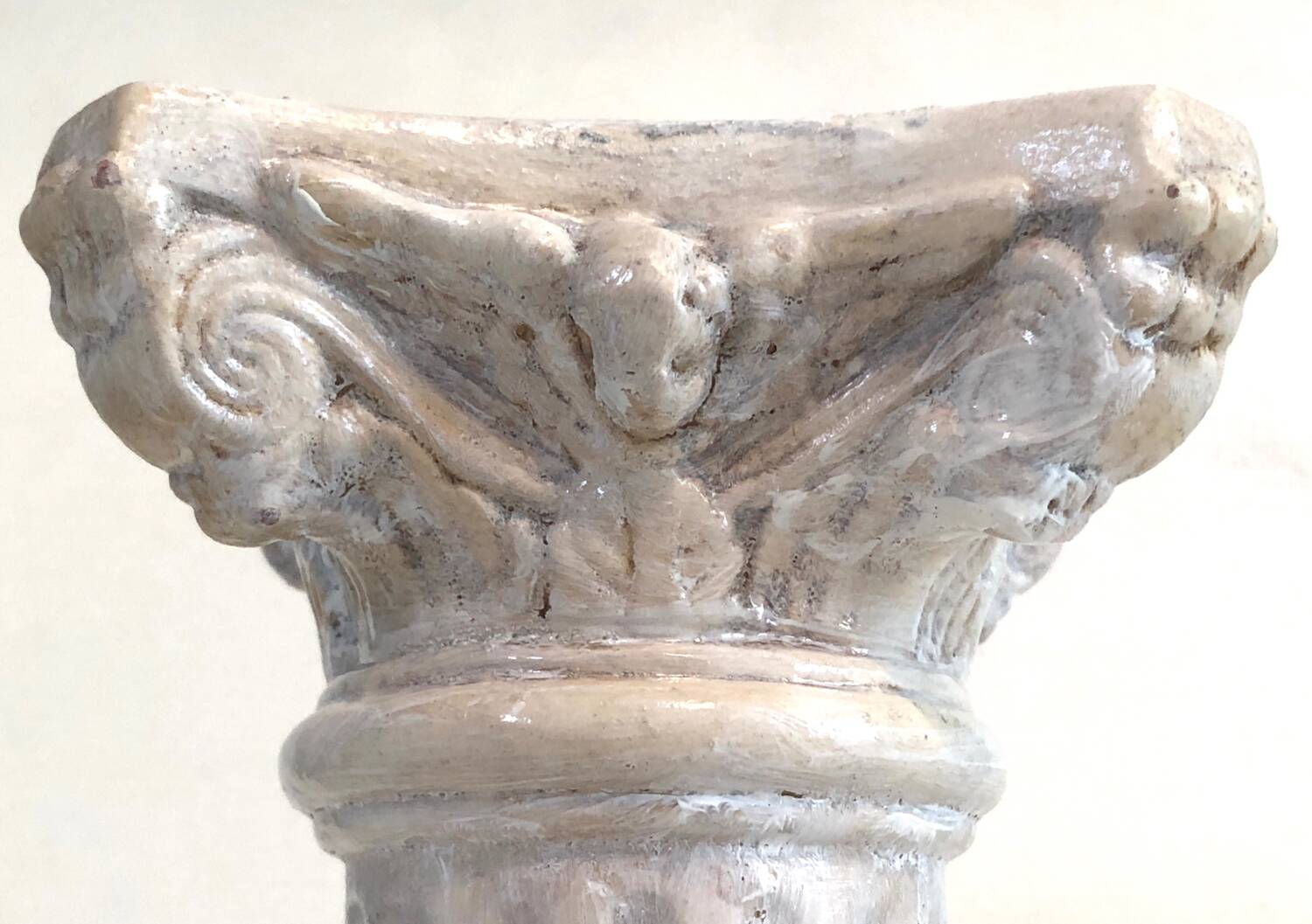 Greek ceramic column