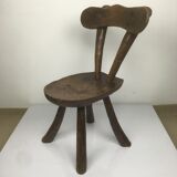 Brutalist low chair
