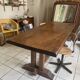 Solid wood farmhouse table