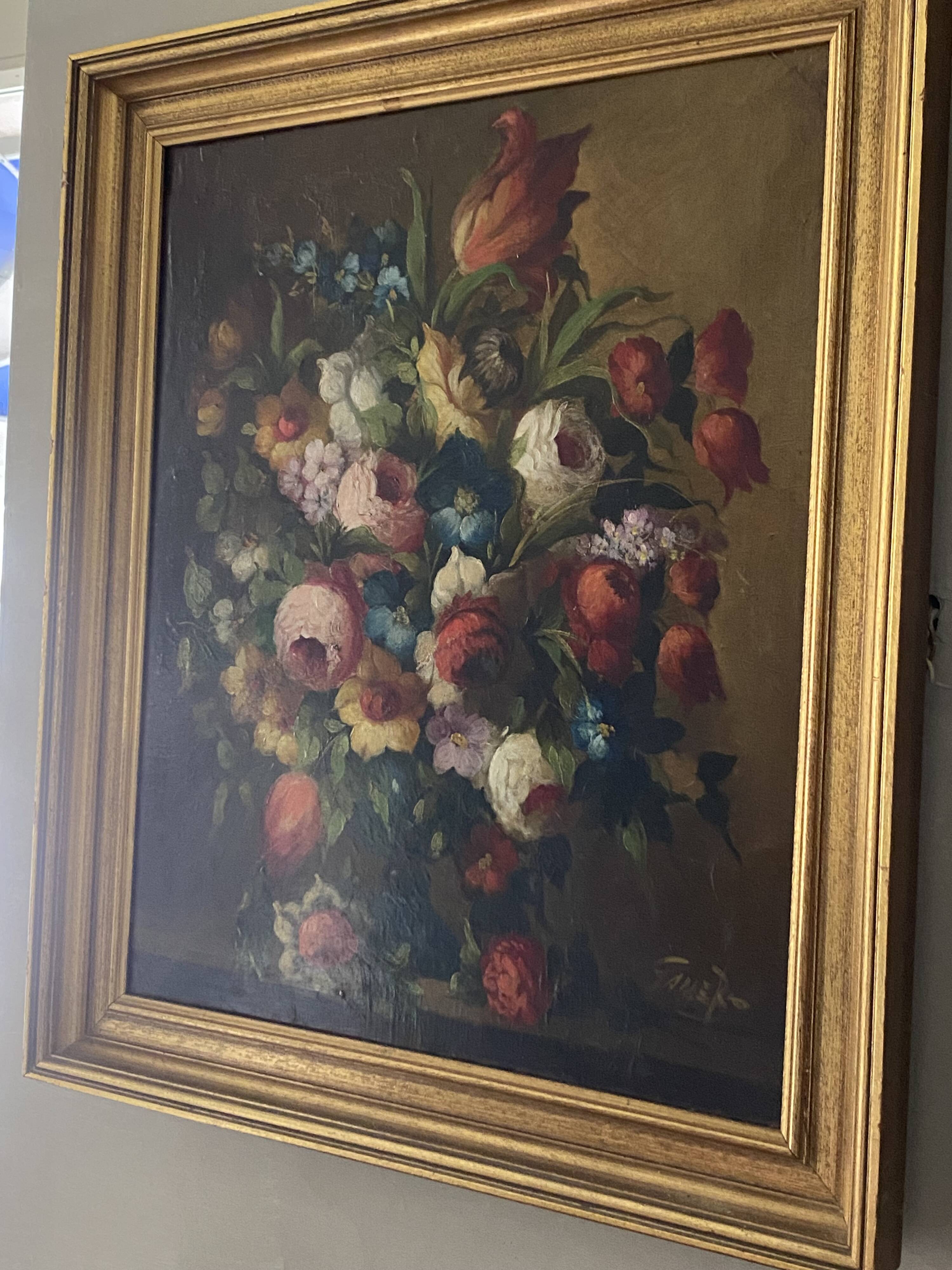 Oil painting / classic floral paintings
