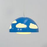 Suspension Bleue Nuage par Henrik Preutz pour Ikea, 1990