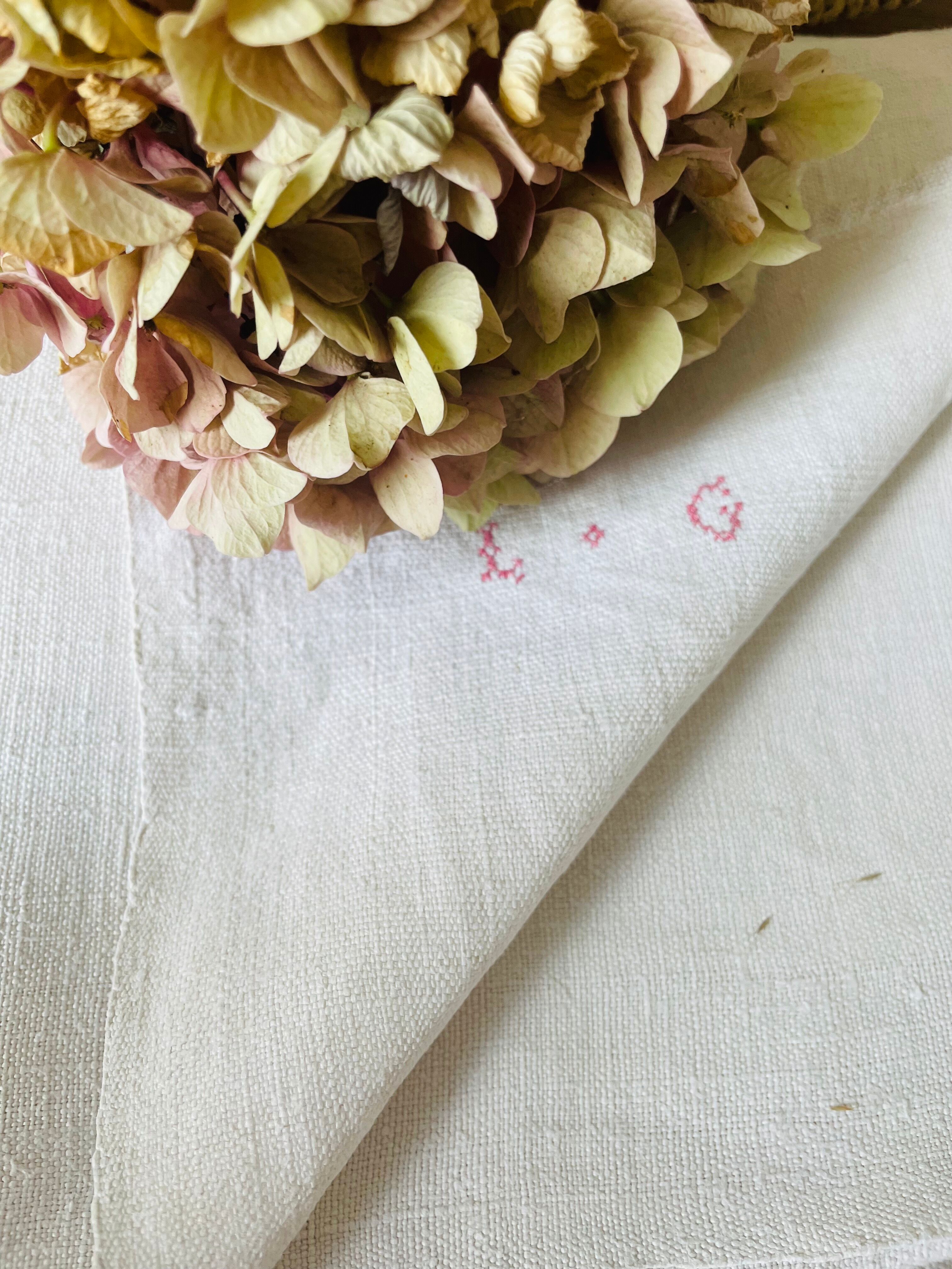 Old hemp linen cloth