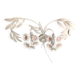 Vintage floral  wall lamp by Hans Kögl , 1970s