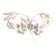 Applique vintage florale par Hans Kögl, 1970