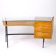 Bureau en bois et verre par Jean René Picard, 1960s