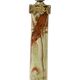 Classic Onyx Marble Brass Column Lamp 20th Century
