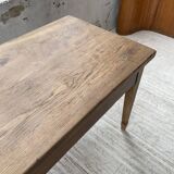 Farmhouse table in oak and walnut 2m