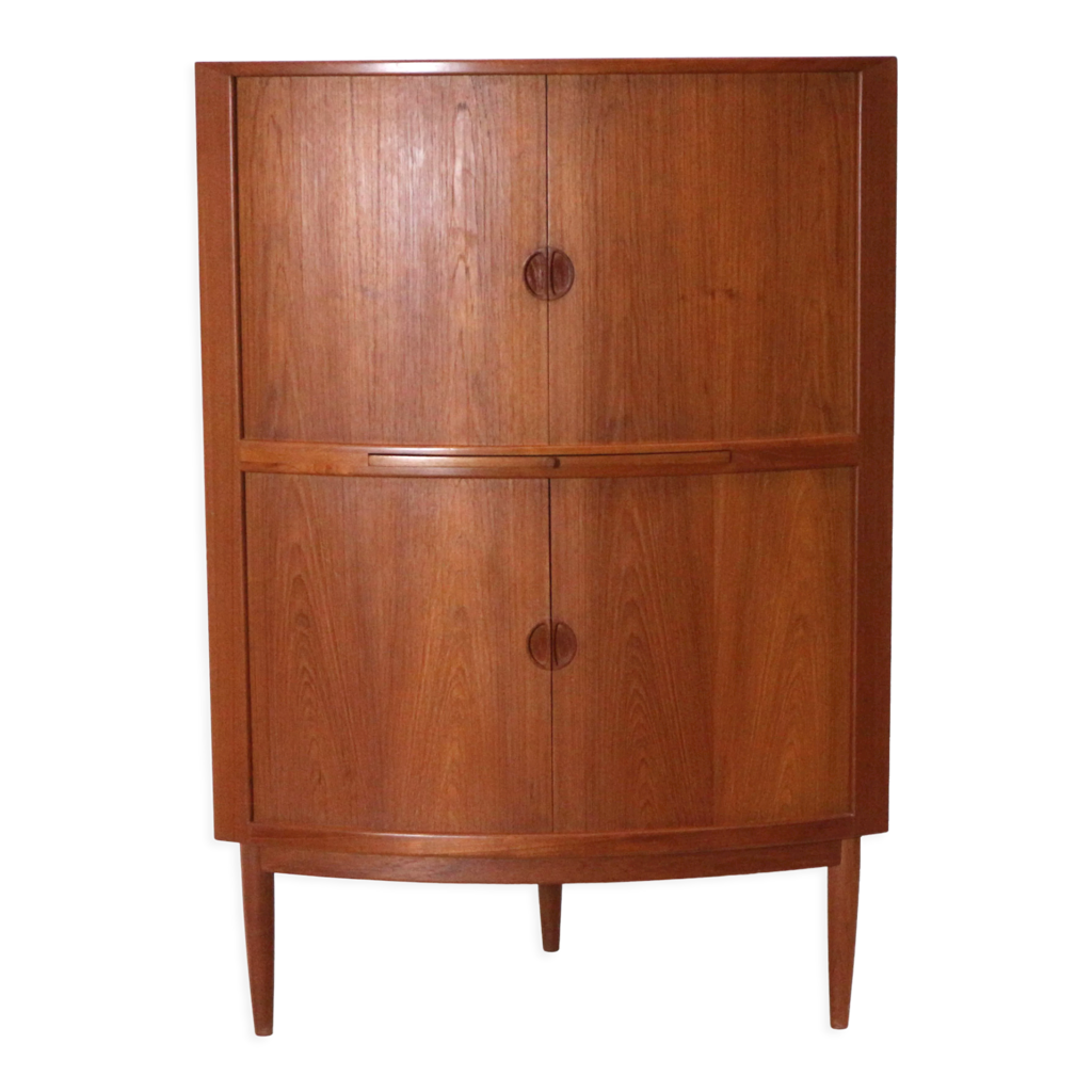 Grande armoire vintage 3 portes fabriquée dans les années 60