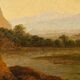 Paysage avec cavaliers, ÉCOLE ITALIENNE, XVIIIe SIÈCLE