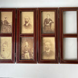 1800’s wooden foldable picture frame